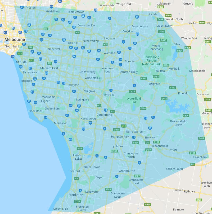 map of melbourne locations